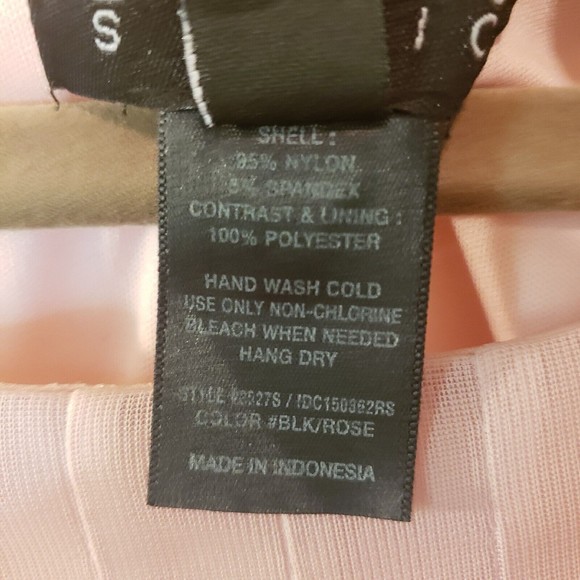 Enfocus Womens Bodycon Sheath Dress Pink Black Size 14 - Picture 3 of 7